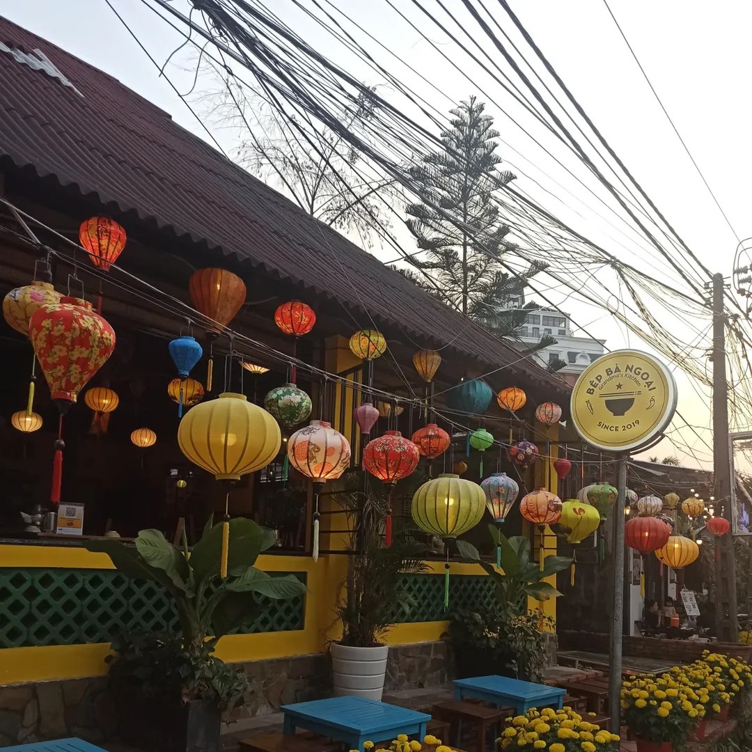 Lantern street in Hội An, Vietnam