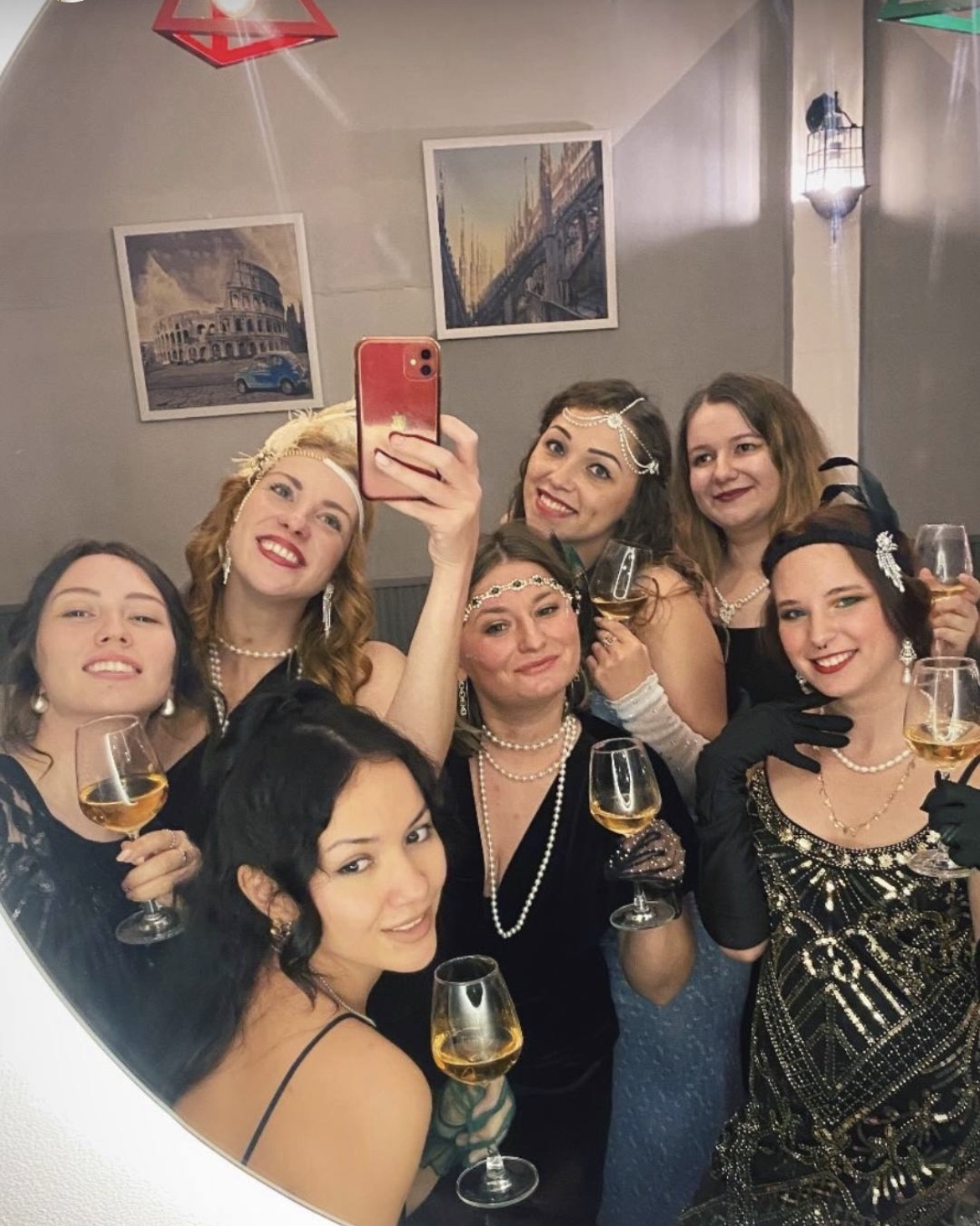 UP2U teachers at a 1920s themed birthday party in Ho Chi Minh City