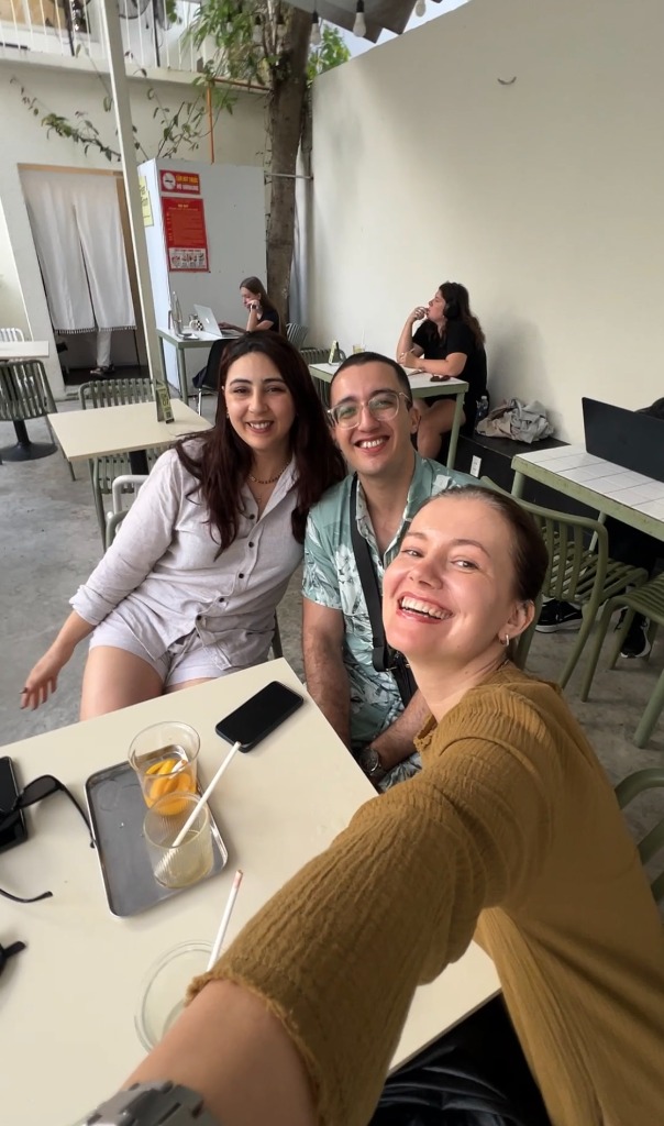 Soufiane and Chaymae with UP2U non-native English teaching community Vietnam meetup