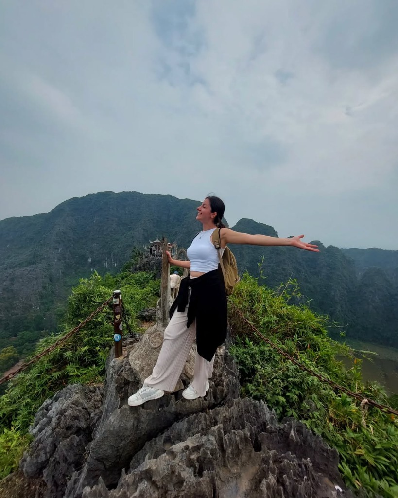 Motorbike road trip through Vietnamese mountains